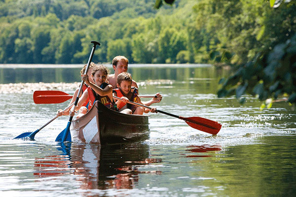 Canoeing on the Dordogne